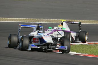 World © Octane Photographic Ltd. Saturday 6th July 2013. Dallara GP3/13 - German GP - Nurburgring - Qualifying. Trident – Emanuele Zonzini and Status Grand Prix – Adderly Fong. Digital ref : 0743lw1d5898