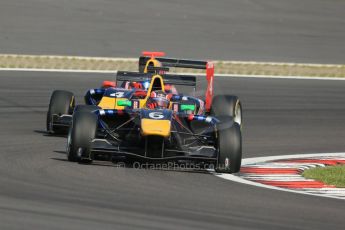 World © Octane Photographic Ltd. Saturday 6th July 2013. Dallara GP3/13 - German GP - Nurburgring - Qualifying. MW Arden – Daniil Kvyat and Carlos Sainz Jnr. Digital ref : 0743lw1d5904