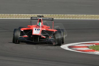 World © Octane Photographic Ltd. Saturday 6th July 2013. Dallara GP3/13 - German GP - Nurburgring - Qualifying. Marussia Manor Racing – Dino Zamparelli. Digital ref : 0743lw1d5945