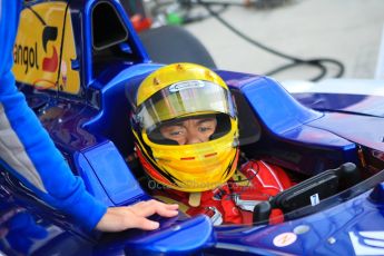 World © Octane Photographic Ltd. Saturday 29th June 2013. Dallara GP3/13 - British GP - Silverstone - Qualifying. Carlin – Luis Sa Silva. Digital ref : 0728ce1d8074