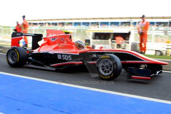 World © Octane Photographic Ltd. Saturday 29th June 2013. Dallara GP3/13 - British GP - Silverstone - Qualifying. Marussia Manor Racing – Ryan Cullen. Digital ref : 0728ce1d8154