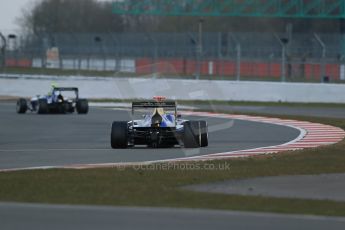 World © Octane Photographic Ltd. GP3 Testing - Wednesday 3rd April 2013 Dallara GP3/13 - Silverstone. Carlin – Nick Yelloly followed by Luis Sa Silva. Digital ref : 0627lw1d0498