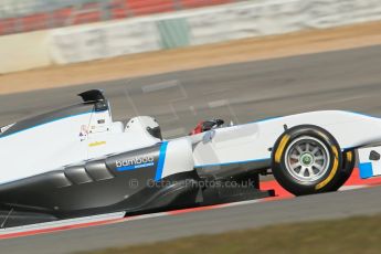 World © Octane Photographic Ltd. GP3 Testing - Wednesday 3rd April 2013 Dallara GP3/13 - Silverstone. Bamboo Engineering – Carmen Jorda. Digital ref : 0627lw1d0846