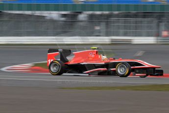 World © Octane Photographic Ltd. GP3 Testing - Wednesday 3rd April 2013 Dallara GP3/13 - Silverstone. Marussia Manor Racing – Nick Cassidy. Digital ref : 0627lw7d4003