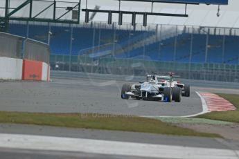World © Octane Photographic Ltd. GP3 Testing - Thursday 4th April 2013 Dallara GP3/13 - Silverstone. Bamboo Engineering – Carmen Jorda and ART Grand Prix – Conor Daly. Digital ref : 0628lw1d1413