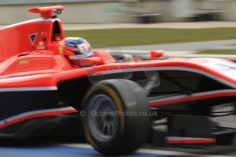 World © Octane Photographic Ltd. GP3 Testing - Thursday 4th April 2013 Dallara GP3/13 - Silverstone. Marussia Manor Racing – Tio Ellinas. Digital ref :