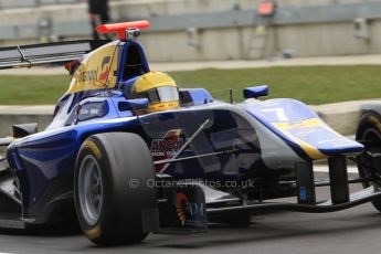 World © Octane Photographic Ltd. GP3 Testing - Thursday 4th April 2013 Dallara GP3/13 - Silverstone. Carlin – Luis Sa Silva. Digital ref :