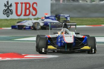 World © Octane Photographic Ltd. GP3 Qualifying - Saturday 11th May 2013 Dallara GP3/13 - Circuit de Catalunya. Jenzer Motorsport – Alex Fontana and Koiranen GP – Patrick Kujala. Digital ref : 0669cb1d0334