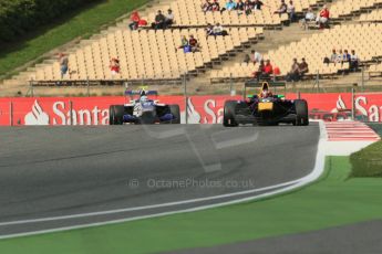 World © Octane Photographic Ltd. GP3 Qualifying - Friday 11th May 2013 Dallara GP3/13 - Circuit de Catalunya. MW Arden – Daniil Kvyat and Koiranen GP – Aaro Vaino. Digital ref : 0669cb1d0665