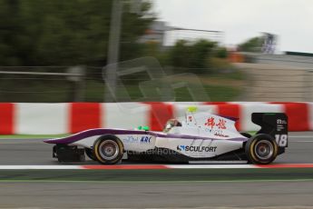 World © Octane Photographic Ltd. GP3 Qualifying - Saturday 11th May 2013 Dallara GP3/13 - Circuit de Catalunya. Status Grand Prix – Adderly Fong. Digital ref : 0669cb7d9043