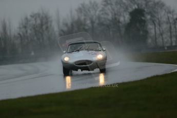 World © Octane Photographic Ltd. Donington Park 80th Anniversary Meeting (March 1933 – March 2013). HSCC Guards Trophy Car Championship supported by Dunlop Tyres. Robert Farrell – Jaguar E-Type. Digital Ref : 0600lw1d6075