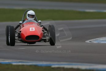 World © Octane Photographic Ltd. Donington Park 80th Anniversary Meeting (March 1933 – March 2013). HSCC/FJHRA Historic Formula Junior Championship – Race A Front Engine, morning practice and qualifying. Gordon Russell – Gemini Mk2. Digital Ref : 0598lw1d5179
