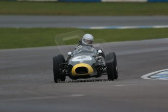 World © Octane Photographic Ltd. Donington Park 80th Anniversary Meeting (March 1933 – March 2013). HSCC/FJHRA Historic Formula Junior Championship – Race A Front Engine, morning practice and qualifying. Mark Woodhouse – Elva 100. Digital Ref : 0598lw1d5189