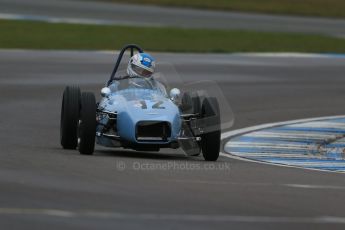 World © Octane Photographic Ltd. Donington Park 80th Anniversary Meeting (March 1933 – March 2013). HSCC/FJHRA Historic Formula Junior Championship – Race A Front Engine, morning practice and qualifying. Stuart Roach – Alexis Mk2. Digital Ref : 0598lw1d5246