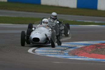 World © Octane Photographic Ltd. Donington Park 80th Anniversary Meeting (March 1933 – March 2013). HSCC/FJHRA Historic Formula Junior Championship – Race A Front Engine, morning practice and qualifying. Roger Dexter – Elva 100. Digital Ref : 0598lw1d5271