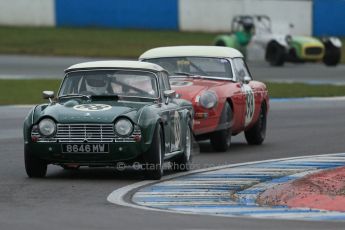 World © Octane Photographic Ltd. Donington Park 80th Anniversary Meeting (March 1933 – March 2013). HSCC Historic Road Sports Championship supported by Witchampton Garage (Inc. Class B2 Guards Trophy), morning practice and qualifying. Andy Somerville - Triumph TR4. Digital Ref : 0599lw1d5447