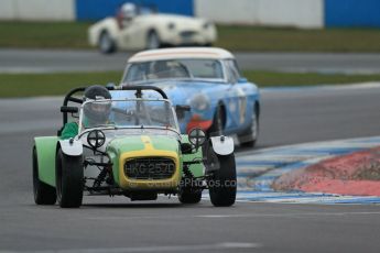 World © Octane Photographic Ltd. Donington Park 80th Anniversary Meeting (March 1933 – March 2013). HSCC Historic Road Sports Championship supported by Witchampton Garage (Inc. Class B2 Guards Trophy), morning practice and qualifying. Jonathan Stringer – Lotus 7 Series 2. Digital Ref : 0599lw1d5455