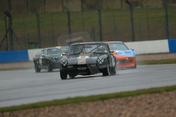 World © Octane Photographic Ltd. Donington Park 80th Anniversary Meeting (March 1933 – March 2013). HSCC 70s Road Sport Championship (Inc. Class B2 Guards Trophy). Julian Barter – TVR 3000M, David Tomlin – Ferrari 308GTB and James Dean – Lotus Europa. Digital Ref : 0590lw1d6087