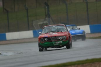 World © Octane Photographic Ltd. Donington Park 80th Anniversary Meeting (March 1933 – March 2013). HSCC 70s Road Sport Championship (Inc. Class B2 Guards Trophy). David Erwin – Alfa Romeo 2000 GTV and David Tomkinson – Triumph Spitfire. Digital Ref : 0590lw1d6115