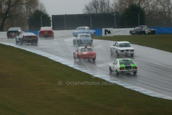 World © Octane Photographic Ltd. Donington Park 80th Anniversary Meeting (March 1933 – March 2013). HSCC 70s Road Sport Championship (Inc. Class B2 Guards Trophy). Peter Boyes/Jan Boyes – MGB lead the pack. Digital Ref : 0590lw1d6122