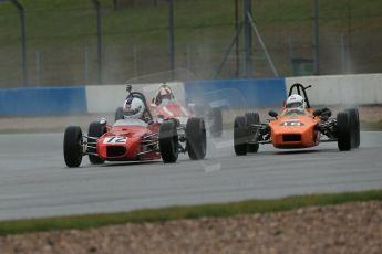 World © Octane Photographic Ltd. Donington Park 80th Anniversary Meeting (March 1933 – March 2013). HSCC Historic Formula Ford Championship in association with Avon Tyres. Alistair Littlewood – Merlyn Mk20A, Simon Toyne – Lola T200 and Stuart Dix – Cooper Chinook. Digital Ref : 0591lw1d6514