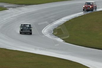 World © Octane Photographic Ltd. Donington Park 80th Anniversary Meeting (March 1933 – March 2013). HSCC/HRSR ByBx Historic Touring Car Championship. Roger Godfrey – Austin Cooper S and Pete Morgan – Austin Mini. Digital Ref : 0592lw1d6638