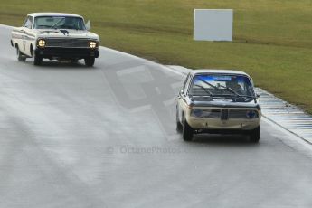 World © Octane Photographic Ltd. Donington Park 80th Anniversary Meeting (March 1933 – March 2013). HSCC/HRSR ByBx Historic Touring Car Championship. Colin Kingsnorth – BMW 1800 Tisa and Gary Wright – Ford Falcon. Digital Ref : 0592lw1d6674