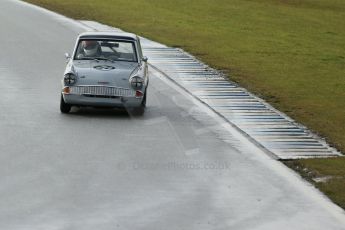 World © Octane Photographic Ltd. Donington Park 80th Anniversary Meeting (March 1933 – March 2013). HSCC/HRSR ByBx Historic Touring Car Championship. Peter Alexander – Ford Anglia 105E. Digital Ref : 0592lw1d6716