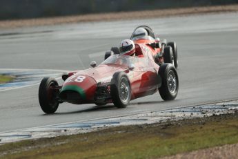 World © Octane Photographic Ltd. Donington Park 80th Anniversary Meeting (March 1933 – March 2013). HSCC/FJHRA Historic Formula Junior Championship – Race A Front Engine. Michael Ashley-Brown – Volpini-Fiat Monoposto. Digital Ref : 0593lw1d6769