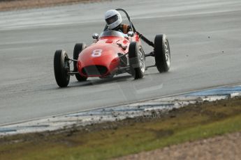 World © Octane Photographic Ltd. Donington Park 80th Anniversary Meeting (March 1933 – March 2013). HSCC/FJHRA Historic Formula Junior Championship – Race A Front Engine. Gordon Russell – Gemini Mk2. Digital Ref : 0593lw1d6779