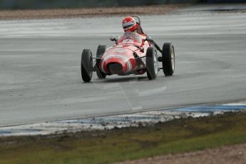 World © Octane Photographic Ltd. Donington Park 80th Anniversary Meeting (March 1933 – March 2013). HSCC/FJHRA Historic Formula Junior Championship – Race A Front Engine. Crispian Besley – Elva 100. Digital Ref :