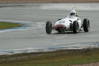 World © Octane Photographic Ltd. Donington Park 80th Anniversary Meeting (March 1933 – March 2013). HSCC/FJHRA Historic Formula Junior Championship – Race A Front Engine. Andrea Guarino Lola MkII. Digital Ref : 0593lw1d6812