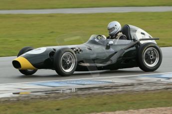 World © Octane Photographic Ltd. Donington Park 80th Anniversary Meeting (March 1933 – March 2013). HSCC/FJHRA Historic Formula Junior Championship – Race A Front Engine. Mark Woodhouse – Elva 100. Digital Ref : 0593lw1d6829