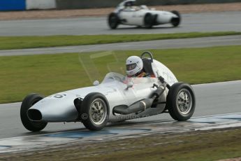 World © Octane Photographic Ltd. Donington Park 80th Anniversary Meeting (March 1933 – March 2013). HSCC/FJHRA Historic Formula Junior Championship – Race A Front Engine. Roger Dexter – Elva 100. Digital Ref : 0593lw1d6848