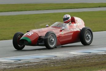 World © Octane Photographic Ltd. Donington Park 80th Anniversary Meeting (March 1933 – March 2013). HSCC/FJHRA Historic Formula Junior Championship – Race A Front Engine. Michael Ashley-Brown – Volpini-Fiat Monoposto. Digital Ref : 0593lw1d6852