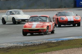 World © Octane Photographic Ltd. Donington Park 80th Anniversary Meeting (March 1933 – March 2013). HSCC Historic Road Sports Championship supported by Witchampton Garage (Inc. Class B2 Guards Trophy). Larry Kennedy – Lotus Elan S4, Chris Keen - Marcos 1800GT and Peter Shaw – Lotus Elan S1. Digital Ref : 0594lw1d6890