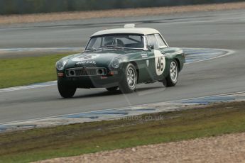 World © Octane Photographic Ltd. Donington Park 80th Anniversary Meeting (March 1933 – March 2013). HSCC Historic Road Sports Championship supported by Witchampton Garage (Inc. Class B2 Guards Trophy). Matthew Green/John Page – MGB. Digital Ref : 0594lw1d6983