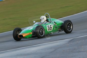 World © Octane Photographic Ltd. Donington Park 80th Anniversary Meeting (March 1933 – March 2013). HSCC/FJHRA Historic Formula Junior Championship – Race B, Rear Engine cars, Classes C-E. Alex Morton – Ausper. Digital Ref :