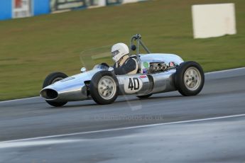 World © Octane Photographic Ltd. Donington Park 80th Anniversary Meeting (March 1933 – March 2013). HSCC/FJHRA Historic Formula Junior Championship – Race B, Rear Engine cars, Classes C-E. Chris Wilkes – Deep Sanderson DS104. Digital Ref : 0596lw1d7402