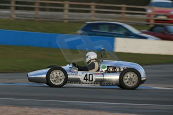 World © Octane Photographic Ltd. Donington Park 80th Anniversary Meeting (March 1933 – March 2013). HSCC/FJHRA Historic Formula Junior Championship – Race B, Rear Engine cars, Classes C-E. Chris Wilkes – Deep Sanderson DS104. Digital Ref : 0596lw1d7409