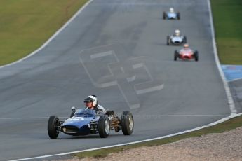 World © Octane Photographic Ltd. Donington Park 80th Anniversary Meeting (March 1933 – March 2013). HSCC/FJHRA Historic Formula Junior Championship – Race B, Rear Engine cars, Classes C-E. Andrew Robertson – Crossle 4F. Digital Ref : 0596lw1d7456