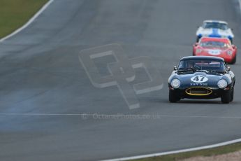 World © Octane Photographic Ltd. Donington Park 80th Anniversary Meeting (March 1933 – March 2013). HSCC Guards Trophy Car Championship supported by Dunlop Tyres. Chris Scragg – Jaguar E-Type. Digital Ref : 0597lw1d7558