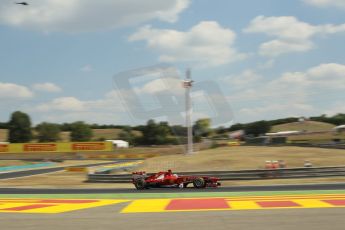 World © Octane Photographic Ltd. F1 Hungarian GP - Hungaroring. Friday 26th July 2013. F1 Practice 2. Scuderia Ferrari F138 - Fernando Alonso. Digital Ref : 0760lw1d0661