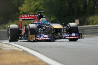 World © Octane Photographic Ltd. F1 Hungarian GP - Hungaroring. Friday 26th July 2013. F1 Practice 2. Scuderia Toro Rosso STR8 - Jean-Eric Vergne. Digital Ref : 0760lw1d1665