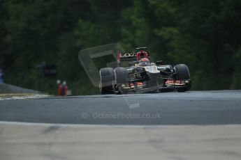 World © Octane Photographic Ltd. F1 Hungarian GP - Hungaroring. Thursday. 25th July 2013. F1 Practice 2. Lotus F1 Team E21 - Kimi Raikkonen. Digital Ref : 0760lw1d1766