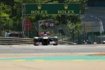 World © Octane Photographic Ltd. F1 Hungarian GP - Hungaroring. Friday 26th July 2013. F1 Practice 2. Scuderia Toro Rosso STR8 - Jean-Eric Vergne. Digital Ref : 0760lw1d1850