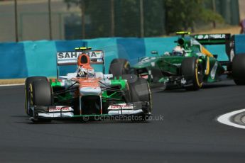 World © Octane Photographic Ltd. F1 Hungarian GP - Hungaroring. Friday 26th July 2013. F1 Practice 2. Sahara Force India VJM06 - Adrian Sutil. Digital Ref : 0760lw1d1945