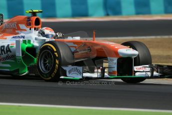 World © Octane Photographic Ltd. F1 Hungarian GP - Hungaroring. Friday 26th July 2013. F1 Practice 2. Sahara Force India VJM06 - Adrian Sutil. Digital Ref : 0760lw1d1949