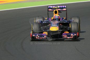 World © Octane Photographic Ltd. F1 Hungarian GP - Hungaroring. Friday 26th July 2013. F1 Practice 2. Infiniti Red Bull Racing RB9 - Mark Webber. Digital Ref : 0760lw1d2023