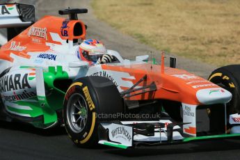 World © Octane Photographic Ltd. F1 Hungarian GP - Hungaroring. Thursday 25th July 2013. F1 Practice 2. Sahara Force India VJM06 - Paul di Resta. Digital Ref : 0760lw1d2104